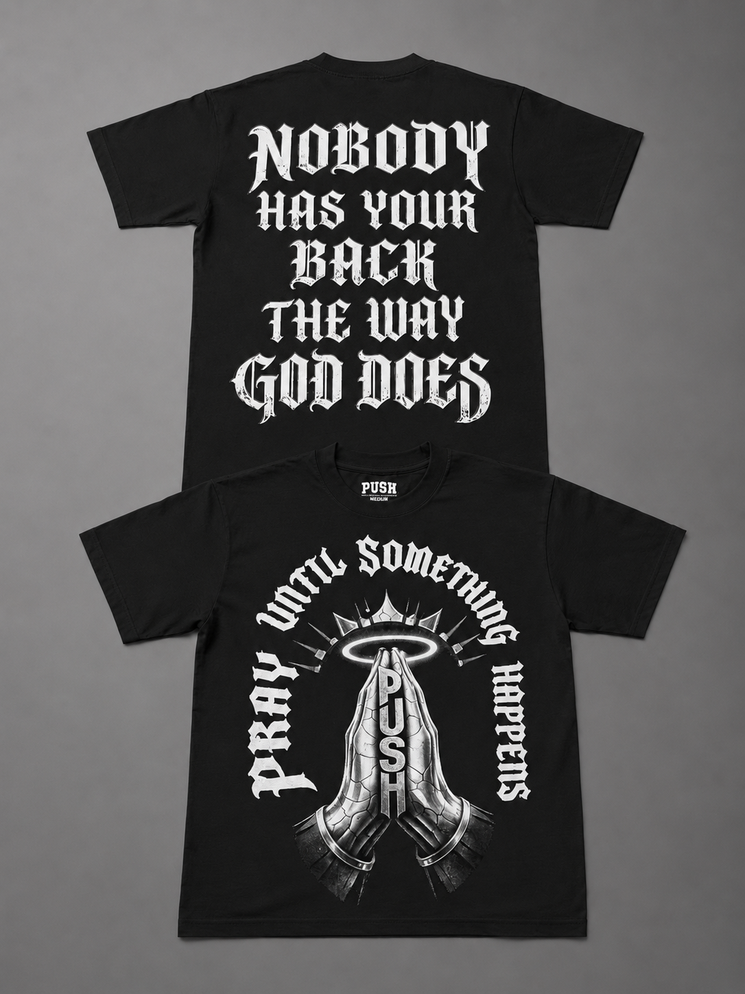 Black PUSH T-shirt