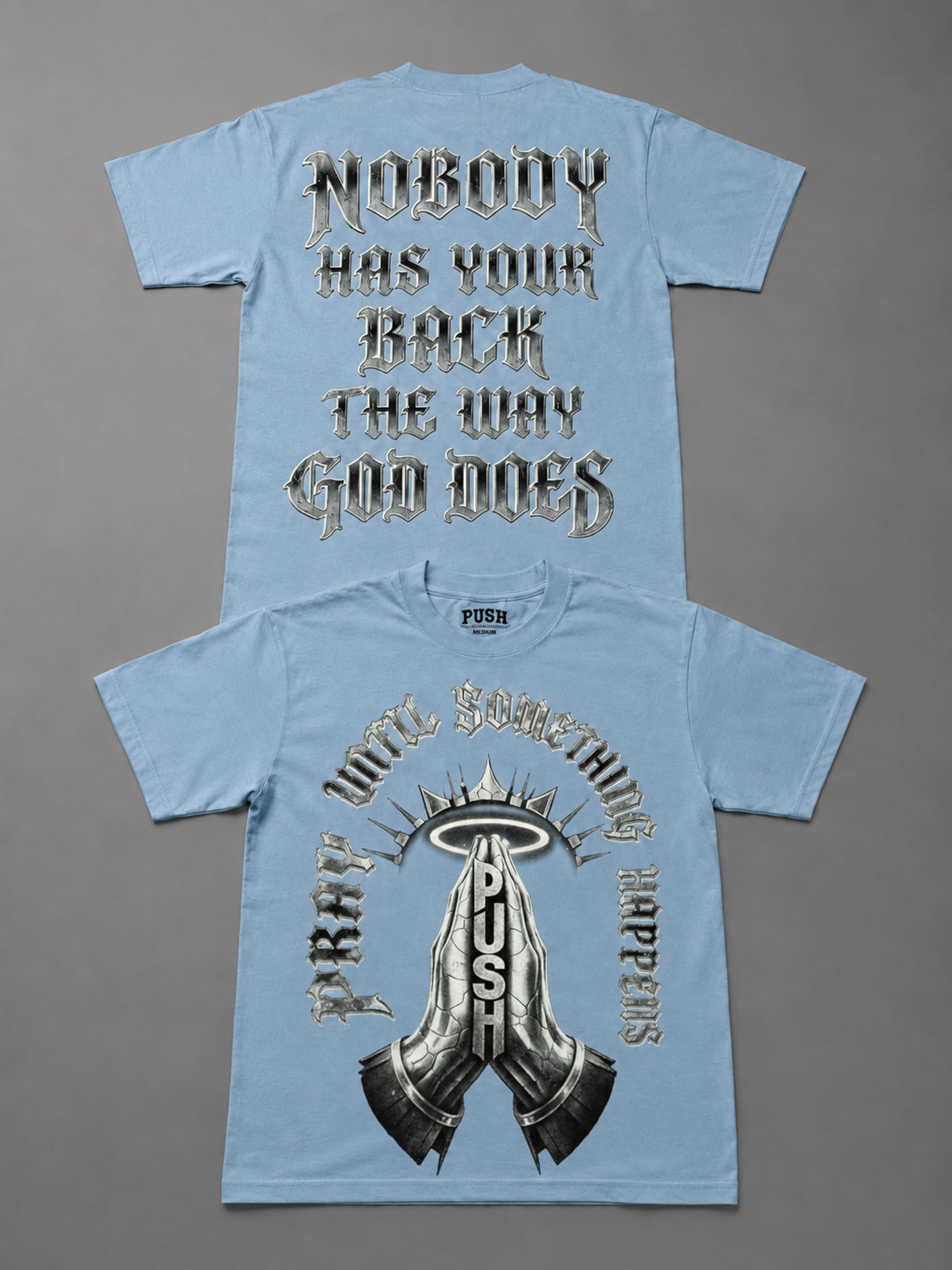 Baby Blue Push T-shirt