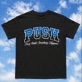 Icy Blue PUSH T-shirt ( Black)